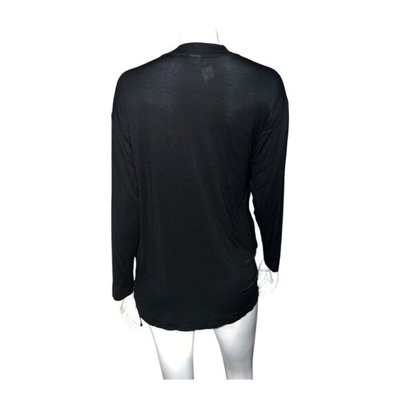 Gap Maternity Black Wrap Cardigan Lightweight Modal XXS NWOT NWD - Picture 3 of 7